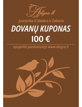 100 Dovanų kuponas