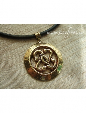 665 Brass pendant with Serpents