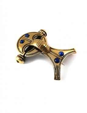 2275 Brass brooch  „Pelėdinė“