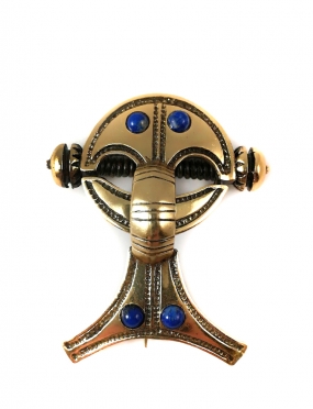 2275 Brass brooch  „Pelėdinė“