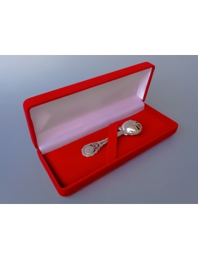 1695 Silver rattle - unique gift for Christening [kita rūšis] Ag 925