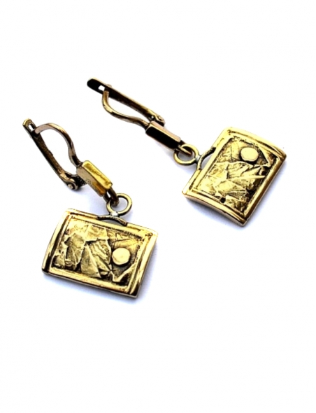 1415 Brass earrings