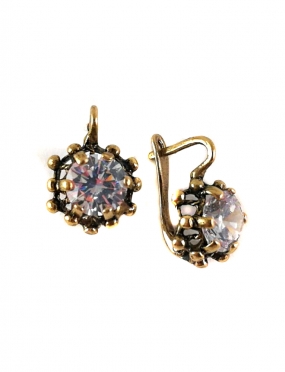 1323 Brass earrings