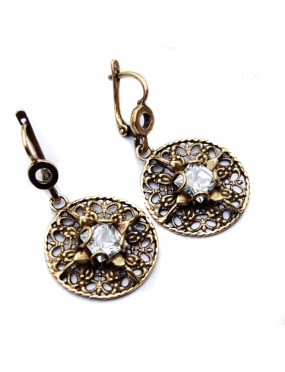 1291 Brass earrings