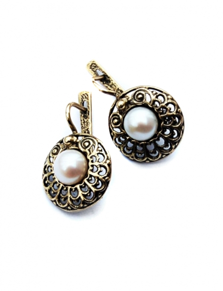 1277 Brass earrings