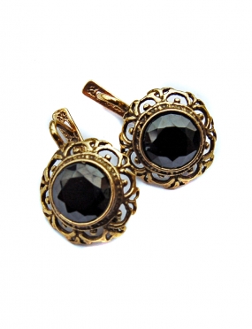 1082 Brass earrings