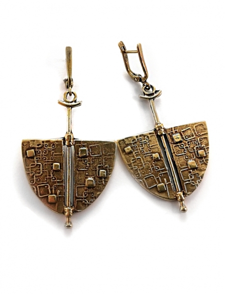 785 Brass earrings