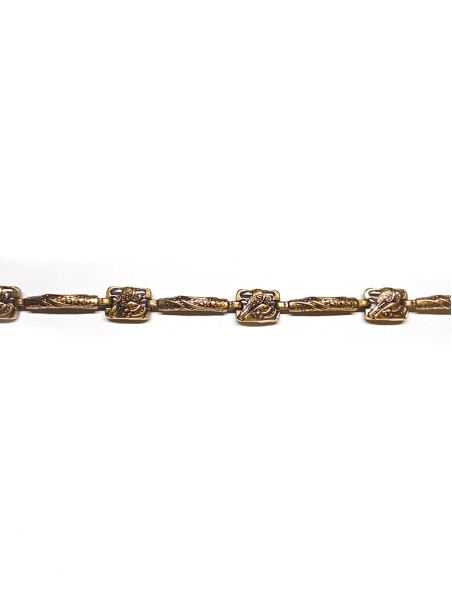 1928 Brass bracelet