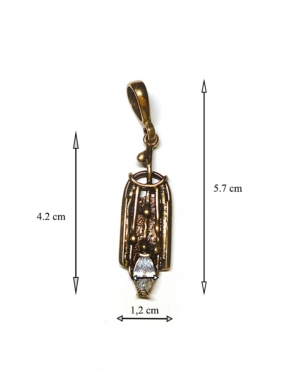 1583 Brass pendant