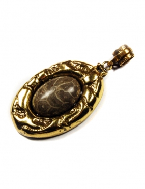 1577 Brass pendant