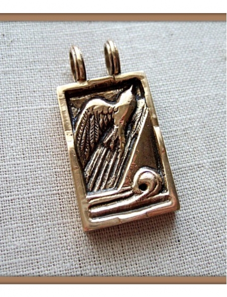 507 Brass pendant "Flight over Sea"