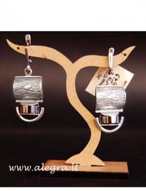 1234 Silver earrings with...