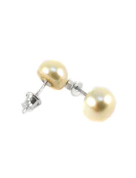 2009 Silver earrings with Freshwater Pearl Ag 925