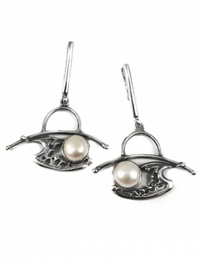 2402 Silver earrings Ag 925...