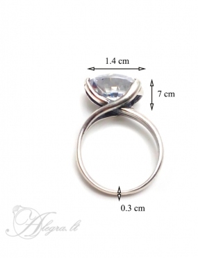 438 Silver ring with Zircon Ag 925