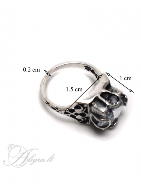 702 Silver ring with Zircon Ag 925