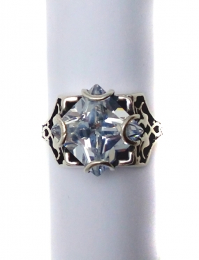 702 Silver ring with Zircon Ag 925