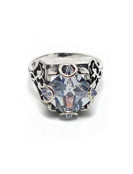 702 Silver ring with Zircon Ag 925