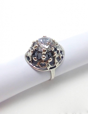 703 Silver ring with Zircon Ag 925