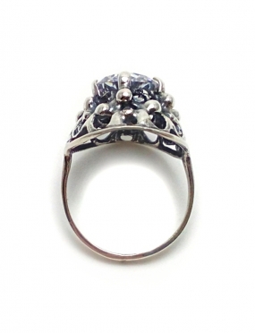 703 Silver ring with Zircon Ag 925