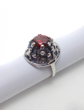 1536 Silver ring with...