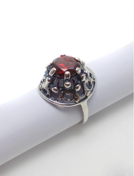 1536 Silver ring with Zircon Ag 925