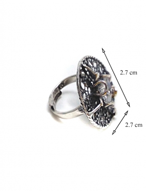 2026 Silver ring with Zircon Ag 925