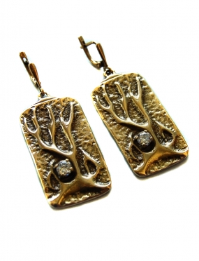 963 Brass earrings