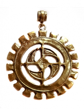 1137 Brass pendant