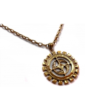 1137 Brass pendant