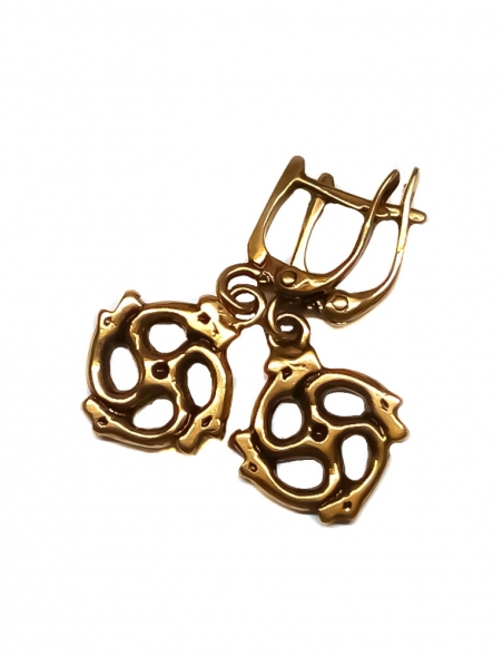 1297 Brass earrings