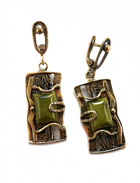 1326 Brass earrings