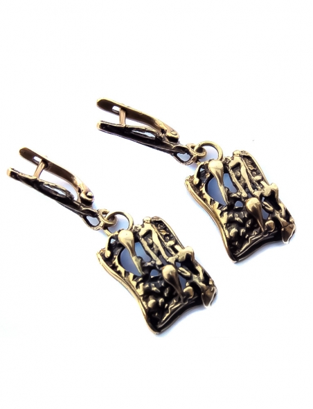 1423 Brass earrings