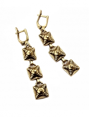 1557 Brass earrings