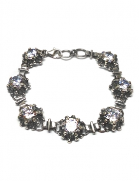 1714 Silver bracelet with Zircon Ag 925