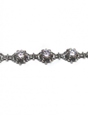 1714 Silver bracelet with Zircon Ag 925