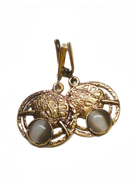 1864 Brass earrings