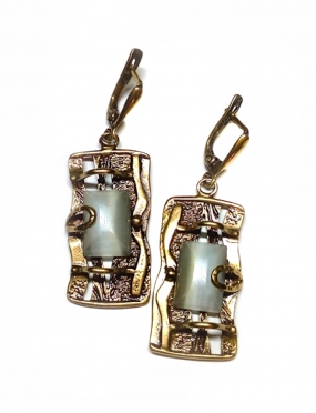 1865 Brass earrings