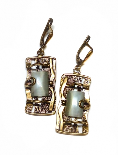 1865 Brass earrings