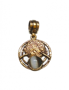 1870 Brass pendant