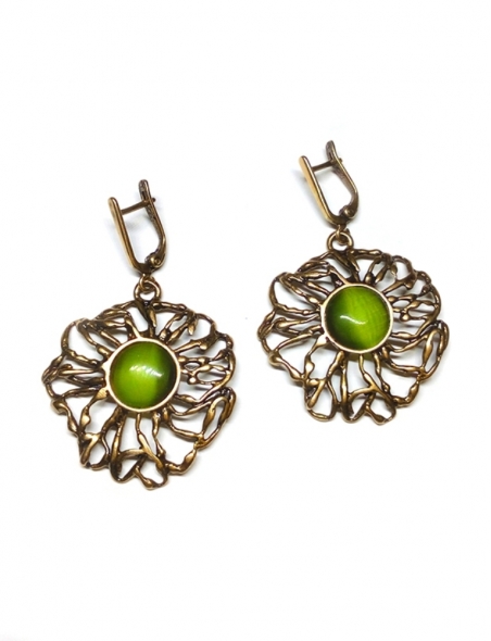 1877 Brass earrings