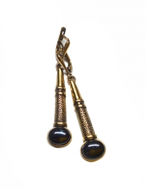 1881 Brass earrings with...