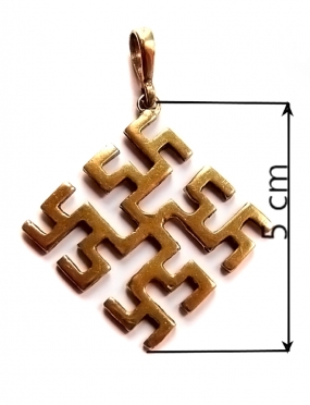 2223 „Perkūnas“ Brass pendant