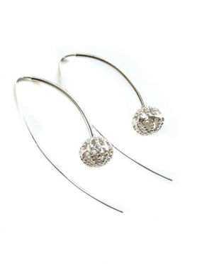 624 Silver earrings Ag 925...