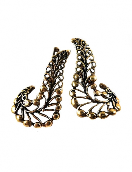 2237 Brass earrings