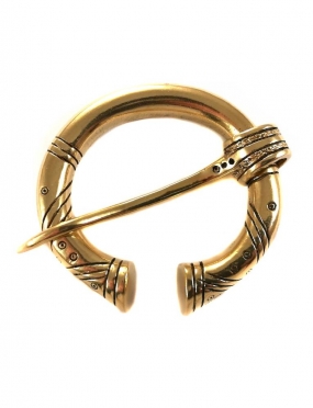 2222 Brass brooche