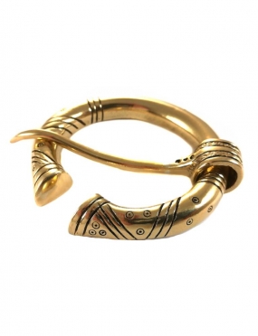 2222 Brass brooche