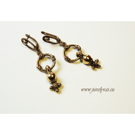 1065 Brass earrings