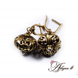 1572 Brass earrings