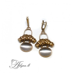 1861 Brass earrings
